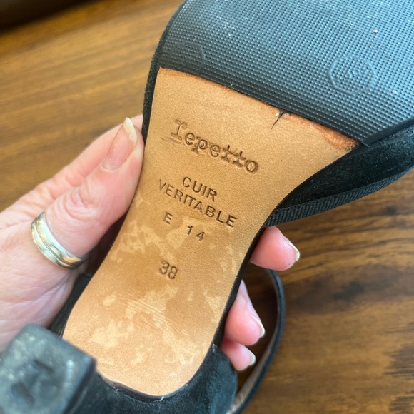 Repetto Black T-Strap Heels - Picture 6 of 6